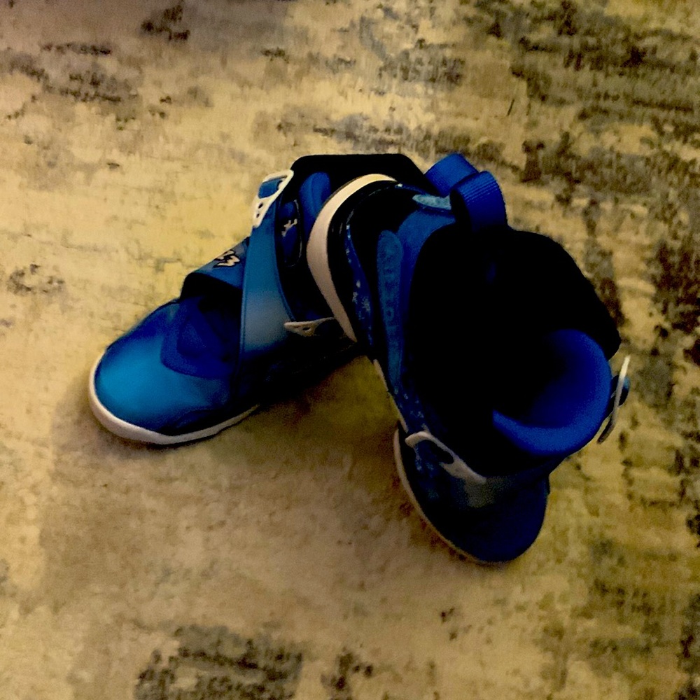 NIKE Air Jordan 8 Retro (GS) UNISEX COBALT BLUE SZ 4.5